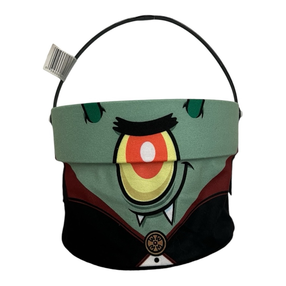 🇺🇸 2009 Kellogg’s SpongeBob Plankton Vampire Halloween Basket